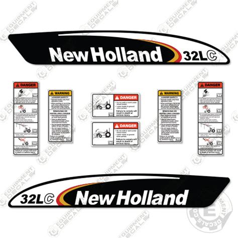 amazon new holland skid steer decals|new holland 32lc decal kit.